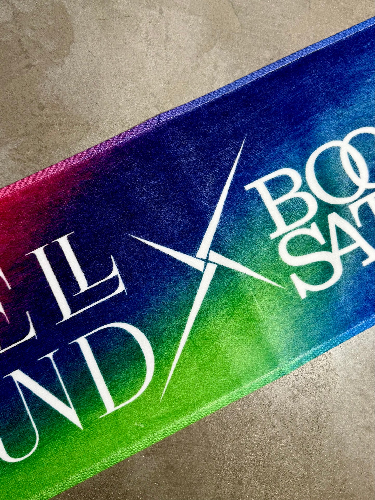 BOOM BOOM SATELLITES × THE SPELLBOUND コラボマフラータオル【8/18正午発売開始】