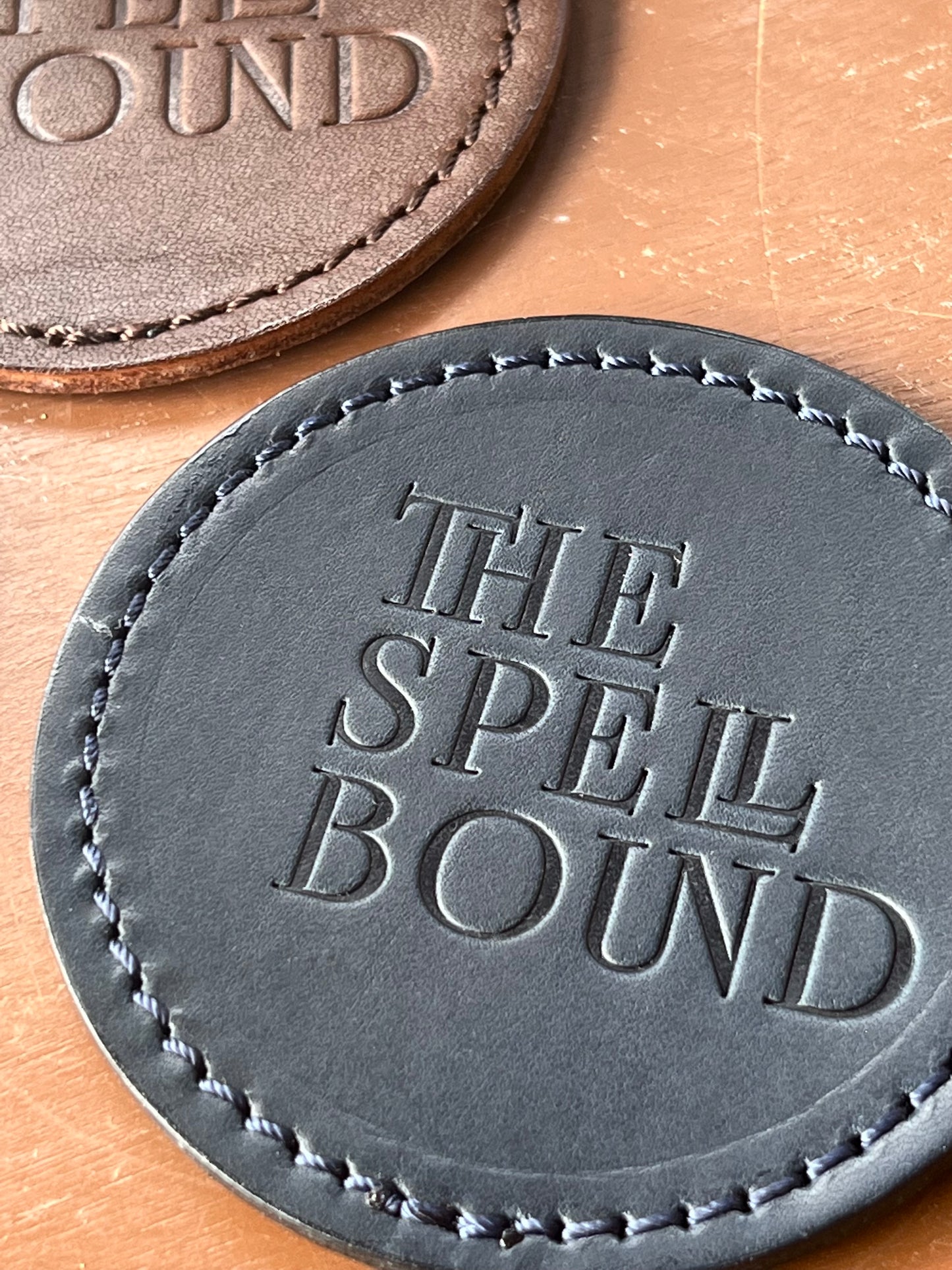 THE SPELLBOUND Original leather coaster