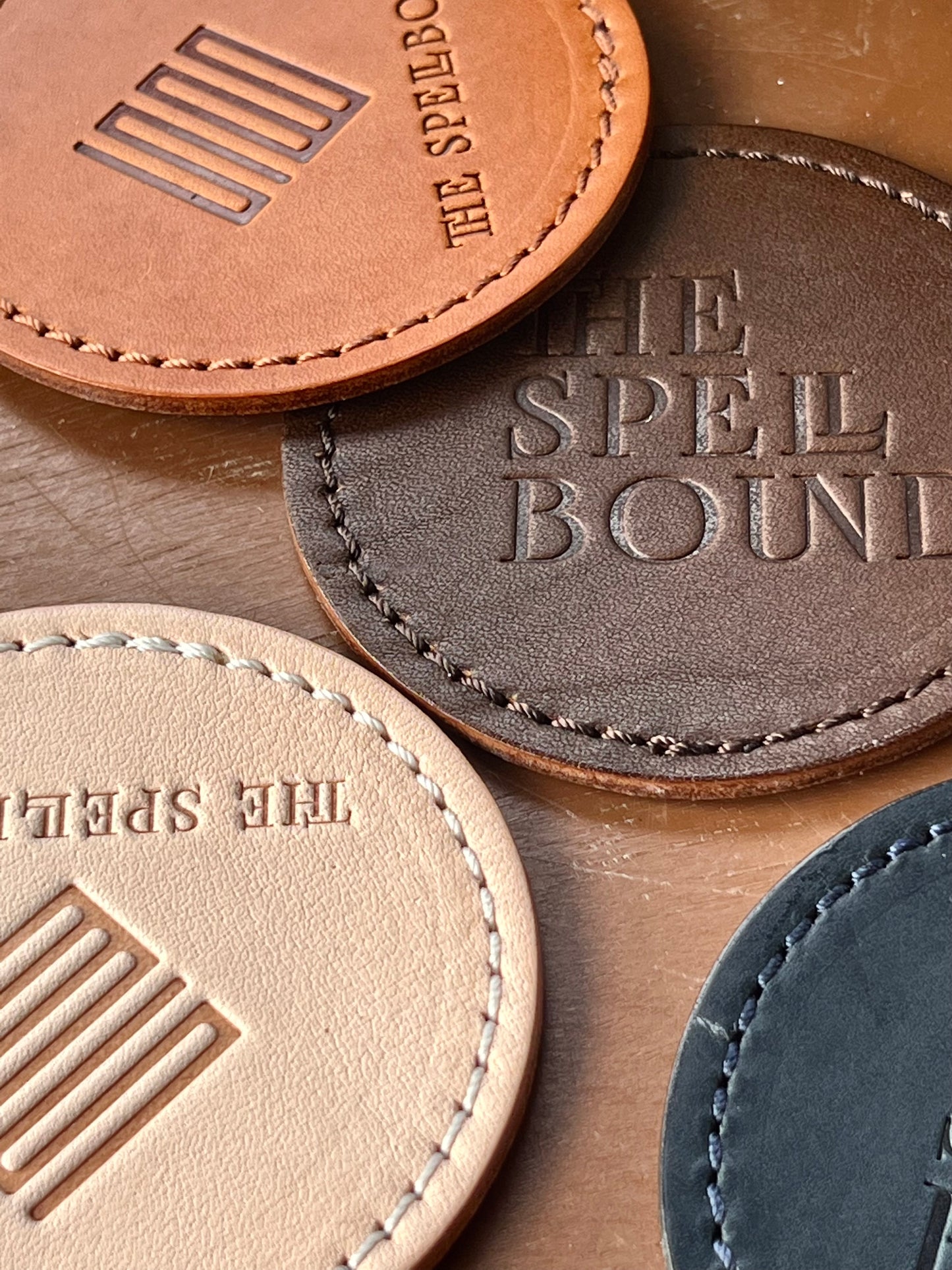 THE SPELLBOUND Original leather coaster