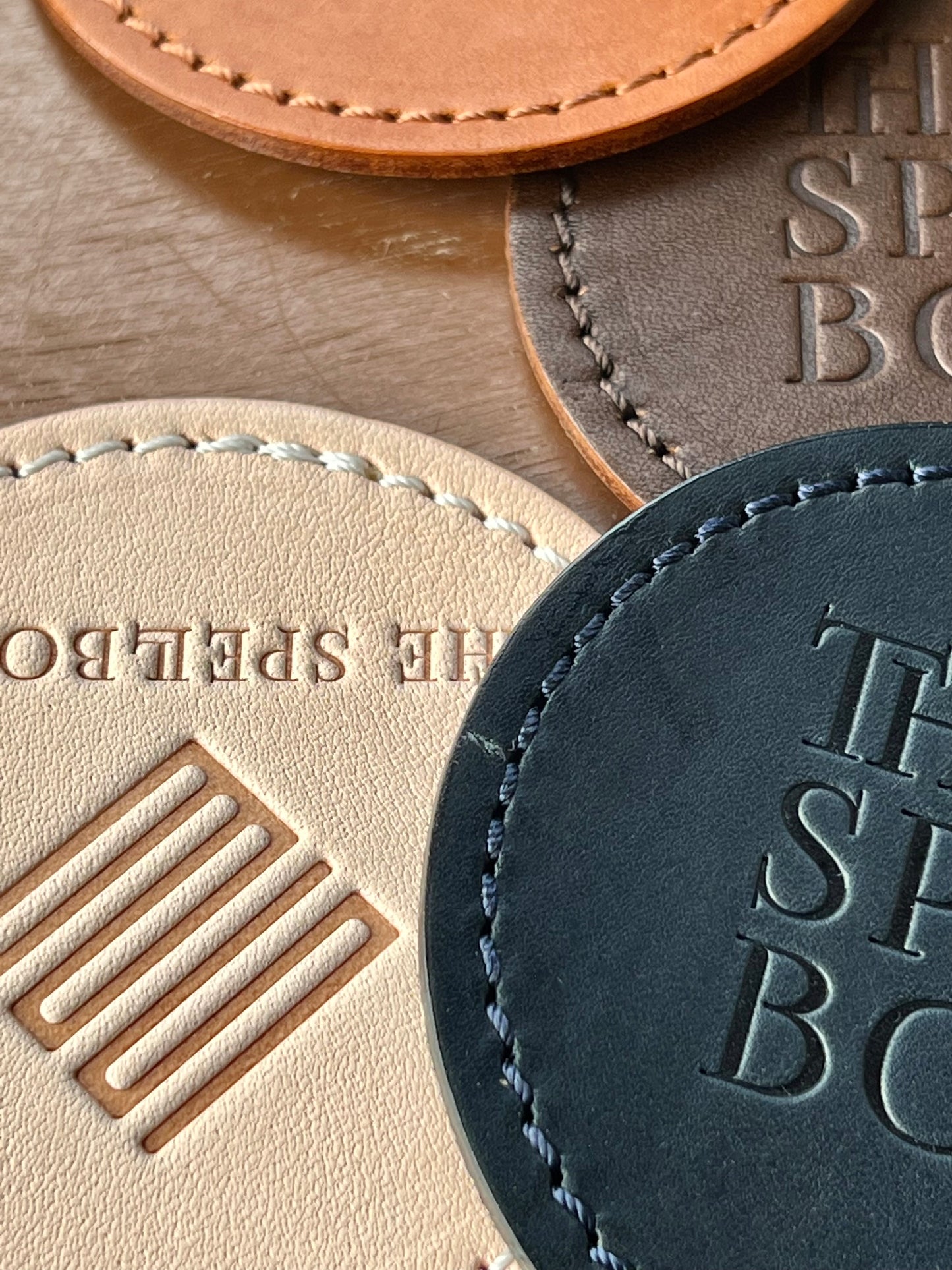 THE SPELLBOUND Original leather coaster