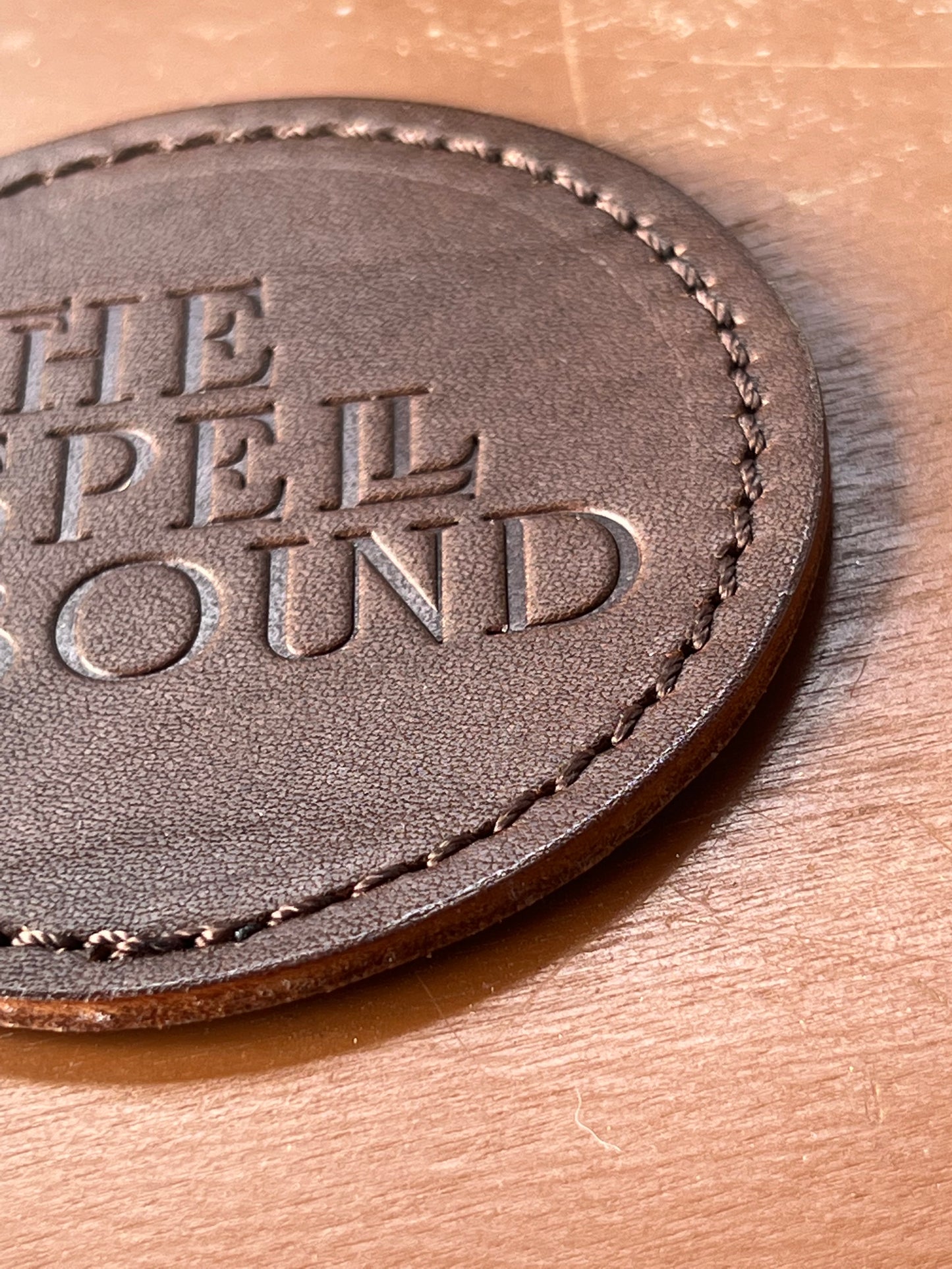 THE SPELLBOUND Original leather coaster