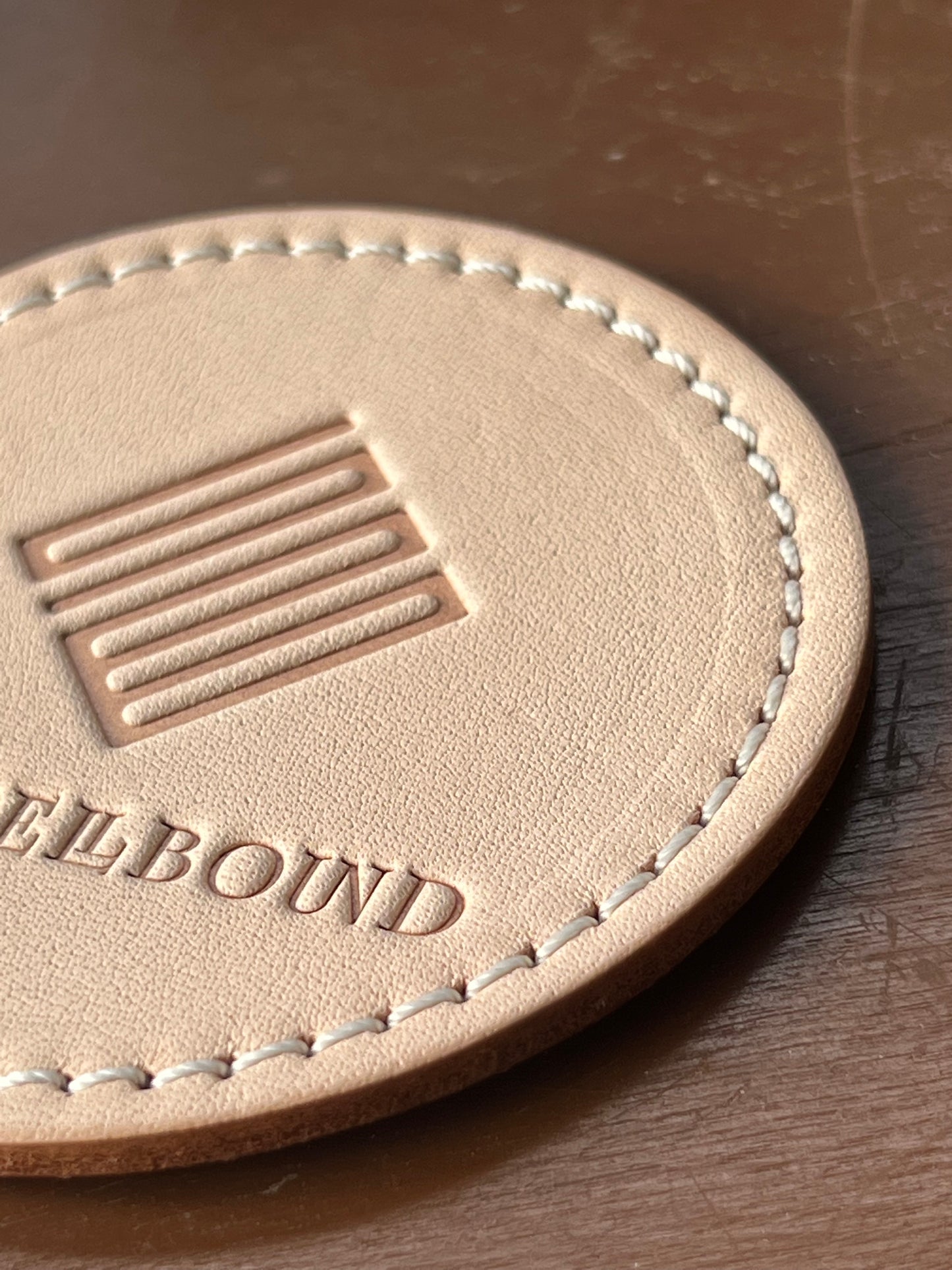 THE SPELLBOUND Original leather coaster