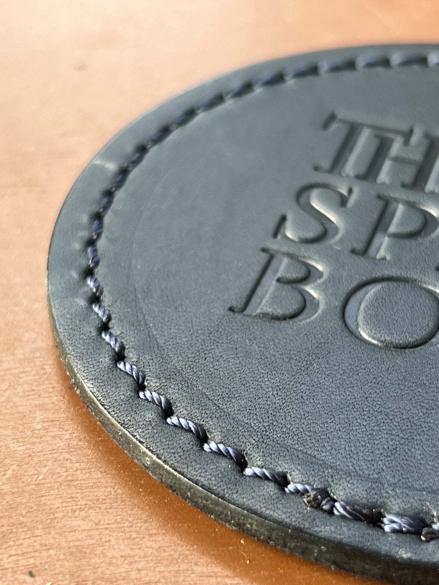THE SPELLBOUND Original leather coaster