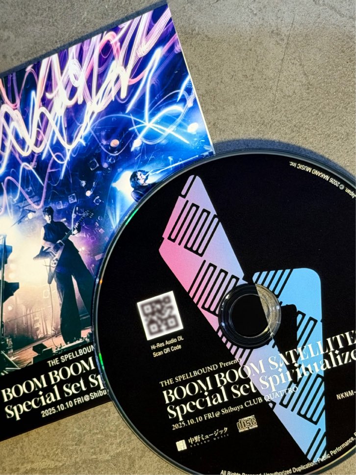 THE SPELLBOUND Presents  BOOM BOOM SATELLITES Special Set  !!Spiritualized!! 2025.10.10@ Shibuya CLUB QUATTRO