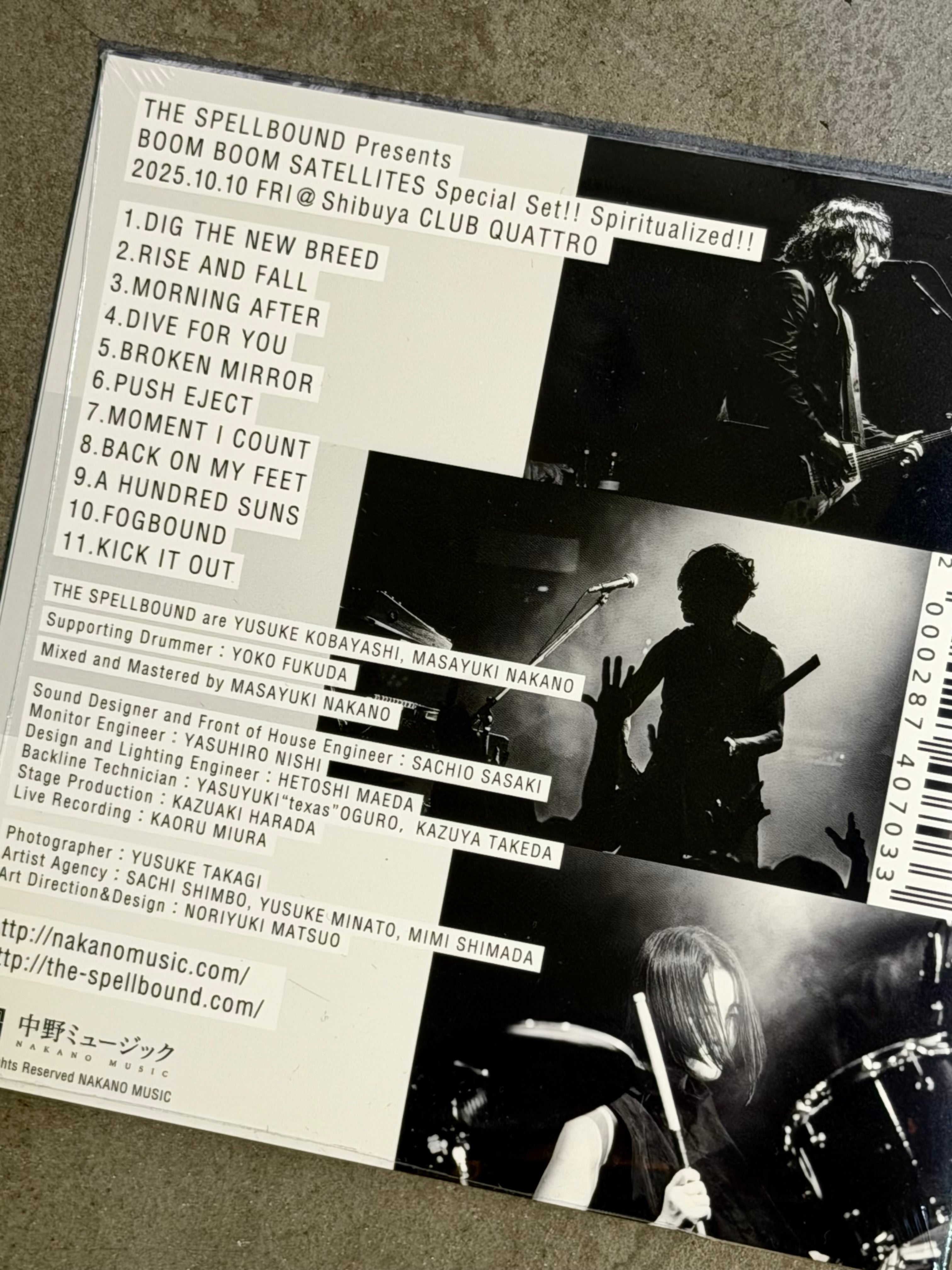THE SPELLBOUND Presents BOOM BOOM SATELLITES Special Set