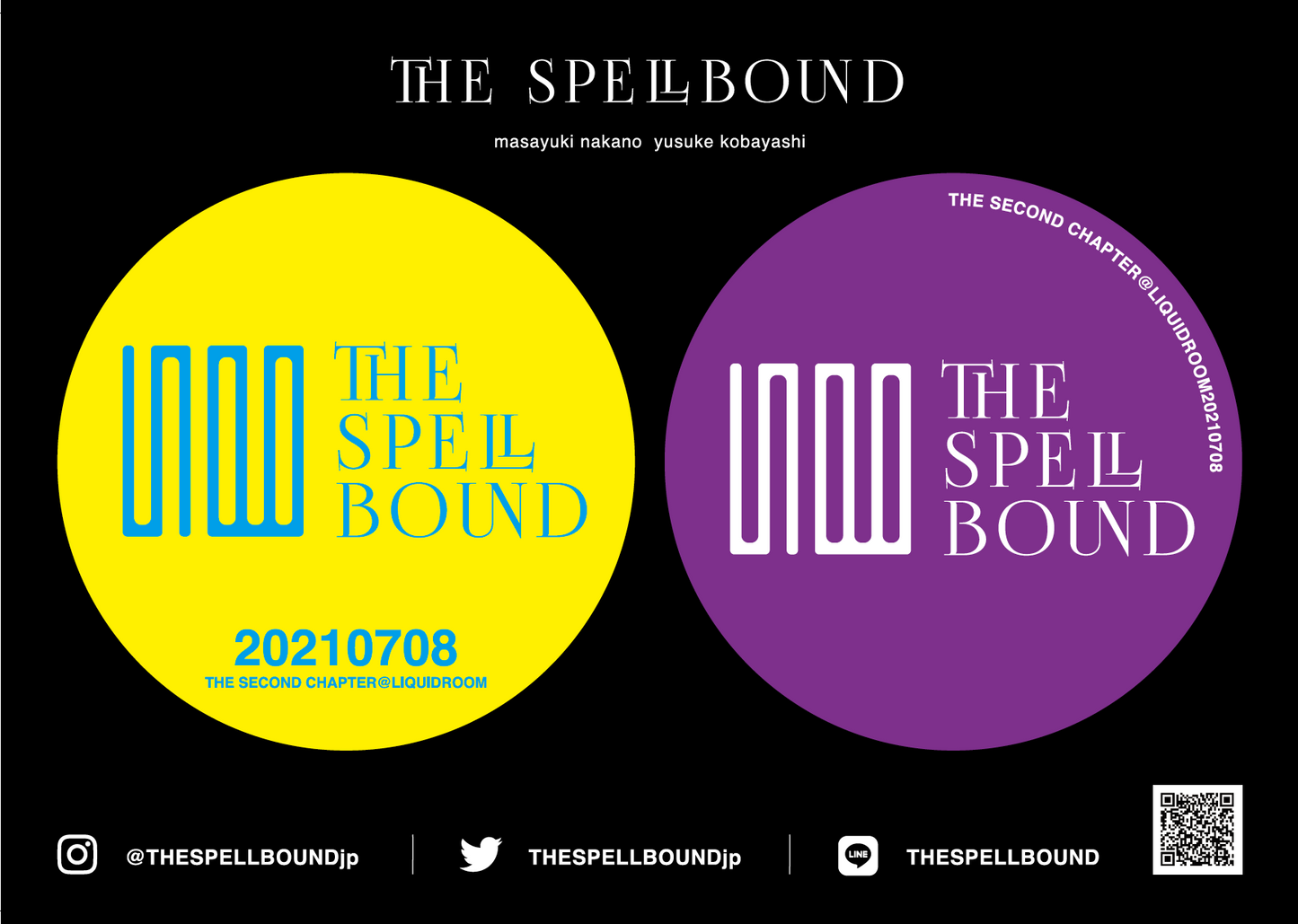 THE SECOND CHAPTER memorial and suport original sticker YELLOW×PURPLE